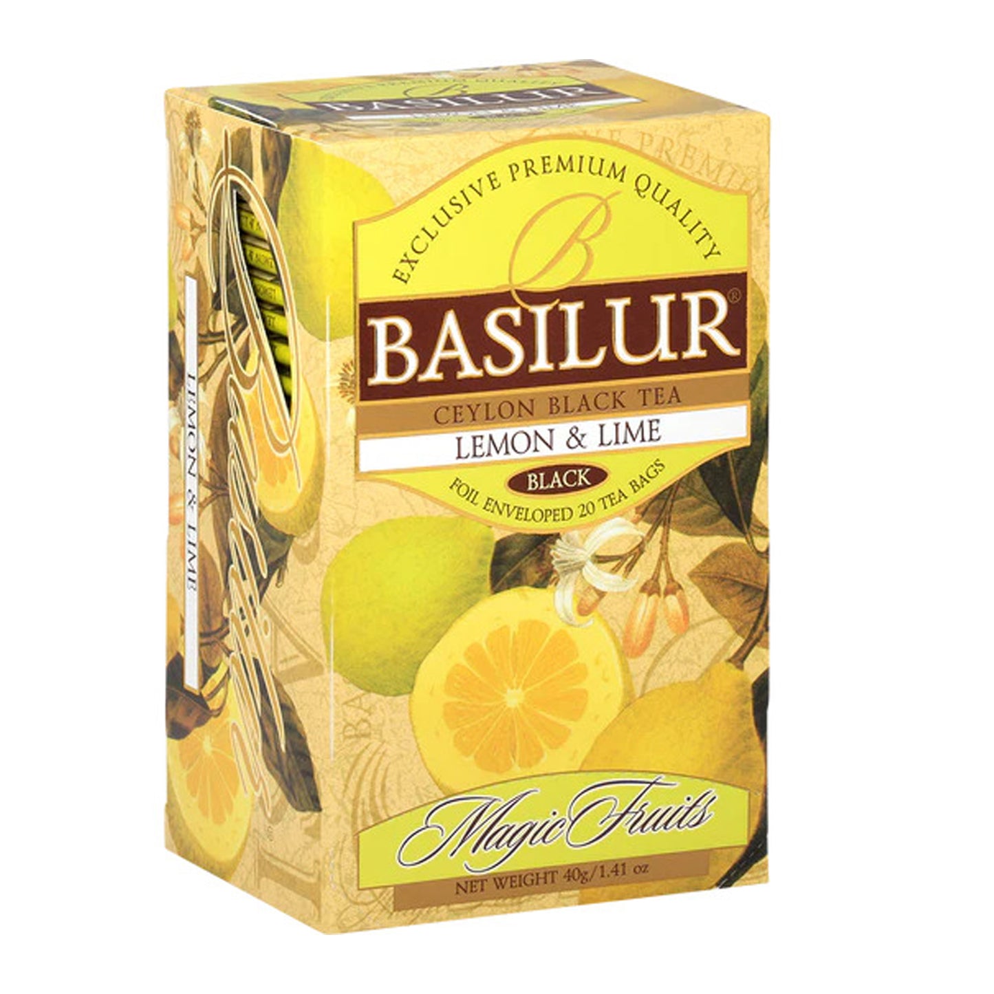 Basilur Magic Fruits Zitrone & Limette Schwarztee
