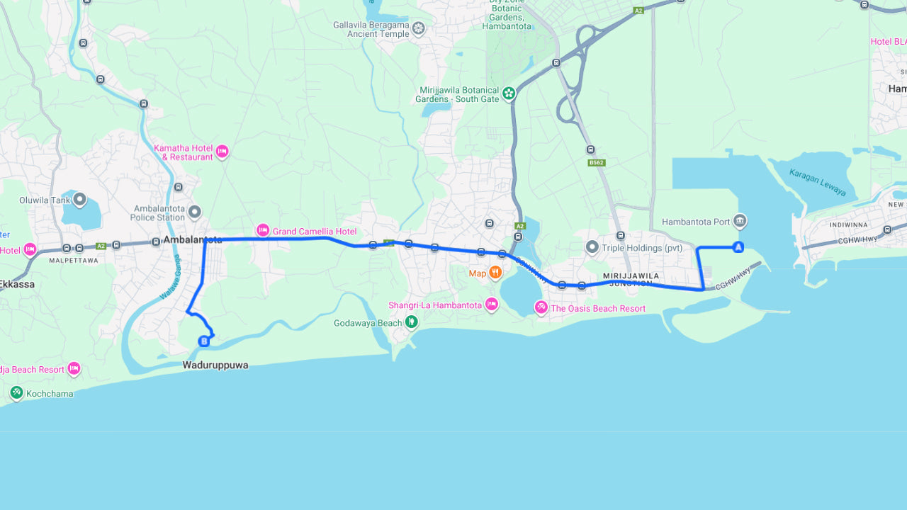 Walawe-Fluss-Dschungelbootsafari ab Hafen von Hambantota