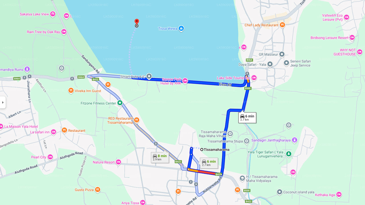 Angeln im See von Tissamaharama