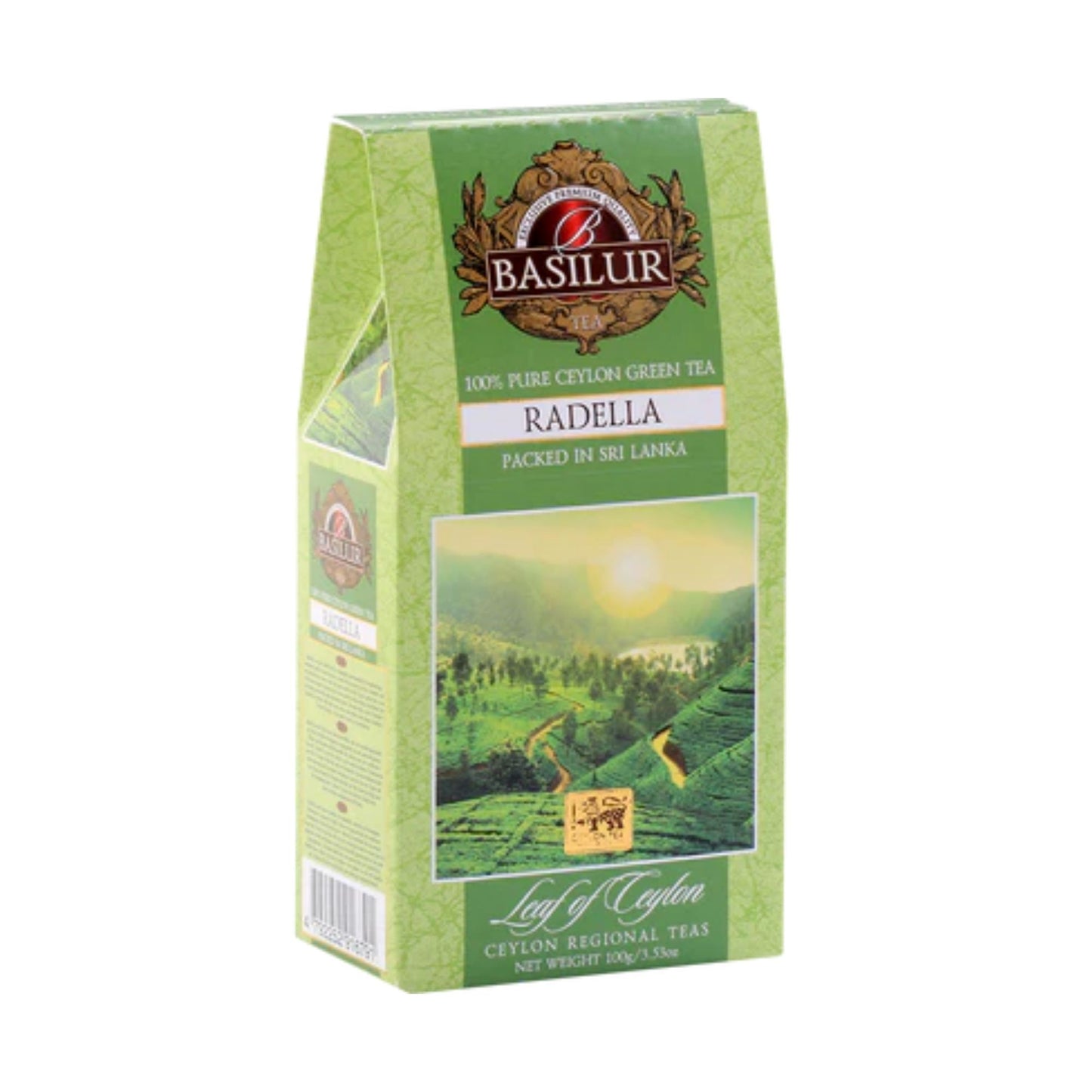 Basilikumblatt von CEYLON – PAKET – ULGT – LT – RADELLA GRÜN (100 g)
