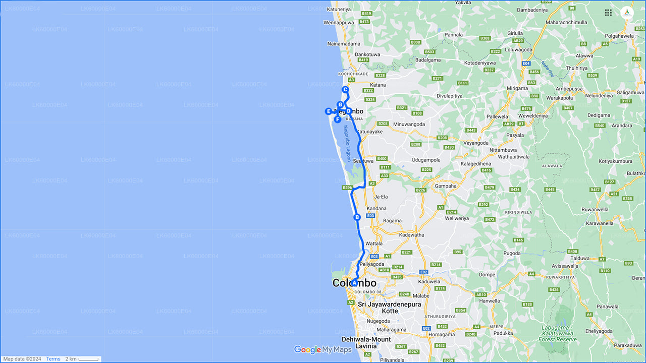 Negombo Stadtrundfahrt ab Colombo