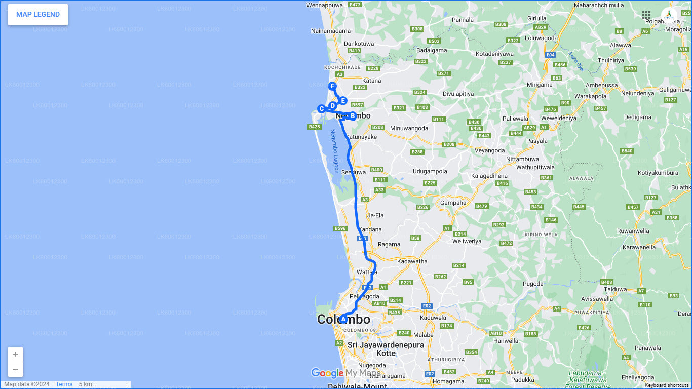 Stadtrundfahrt nach Negombo ab Colombo