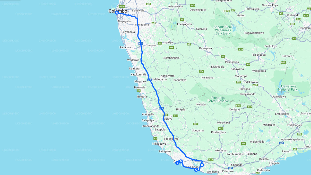 Highlights der Südküste aus Colombo