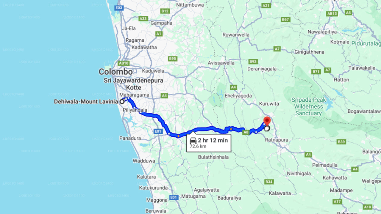 Erkunden Sie die Edelsteinminen in Ratnapura vom Mount Lavinia aus