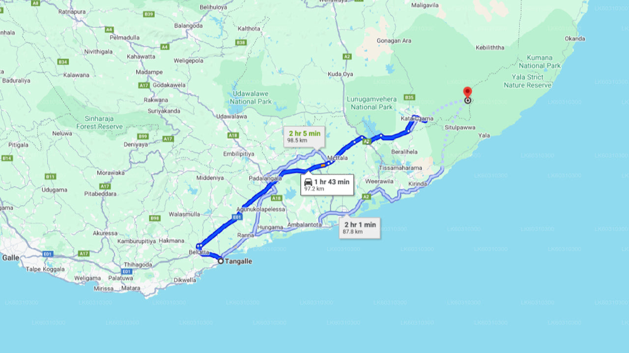 Safari im Yala-Nationalpark ab Tangalle