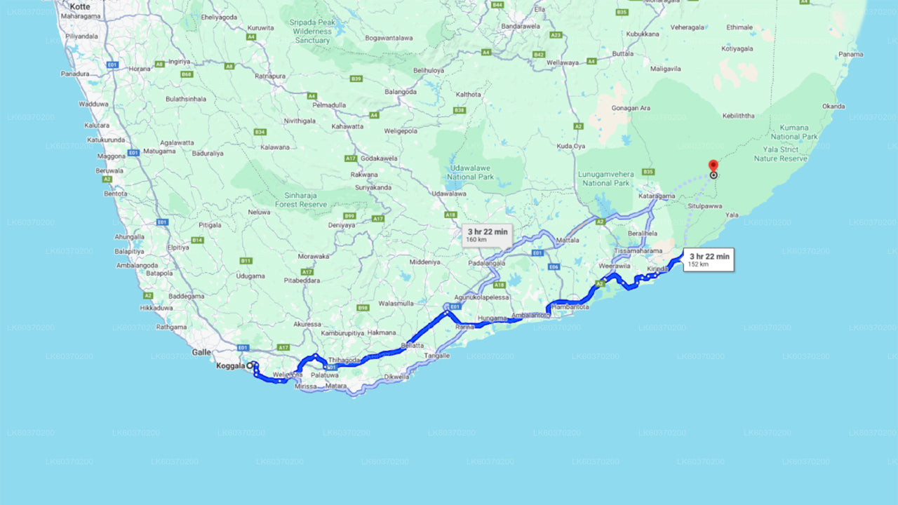 Yala-Nationalpark-Safari ab Koggala