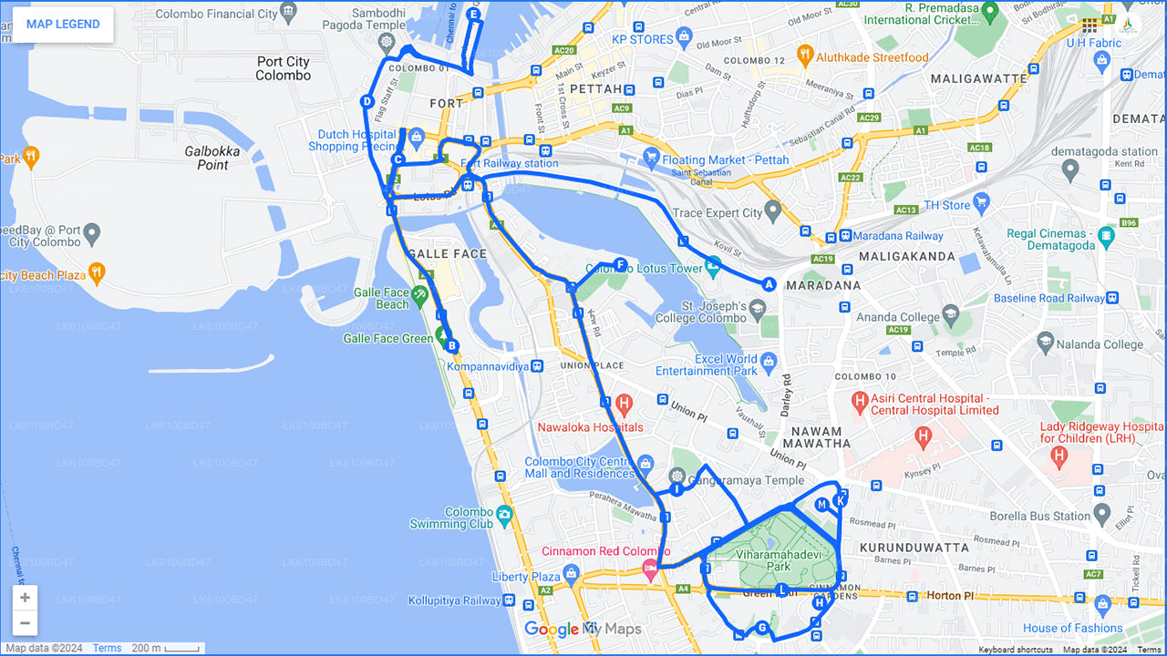 Stadtrundfahrt durch Colombo