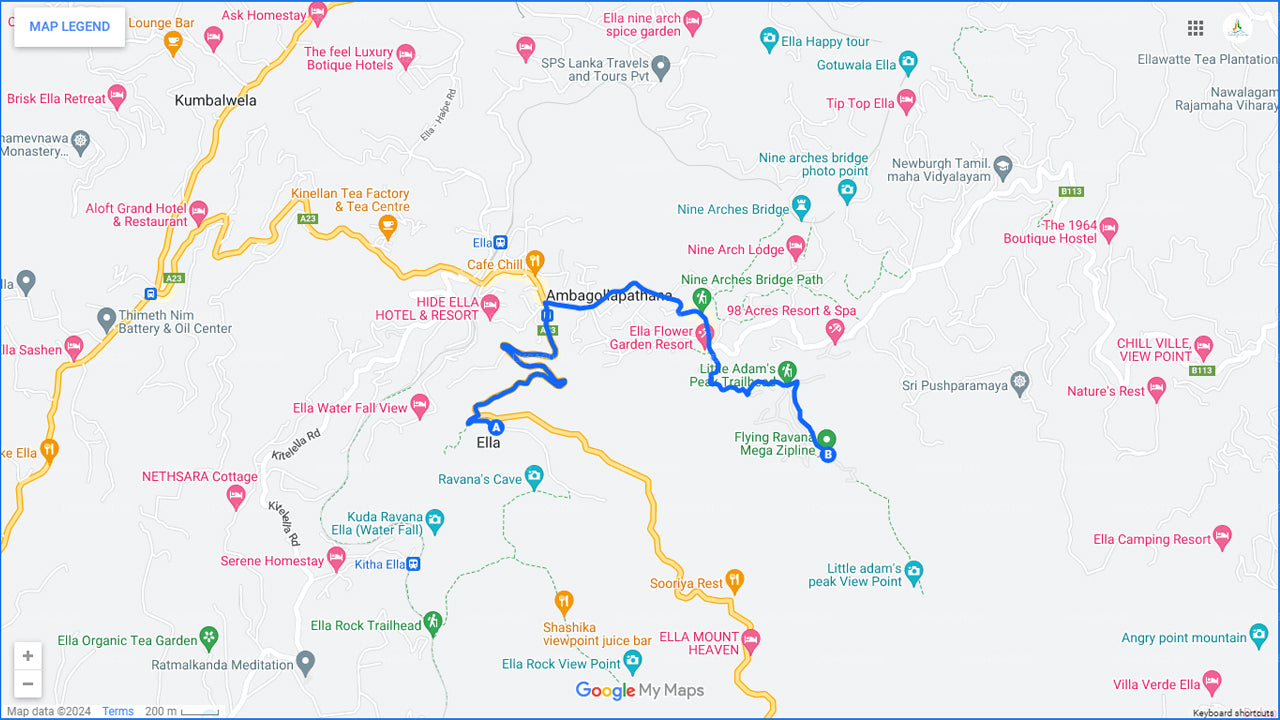 Fliegende Ravana Mega Zipline von Ella