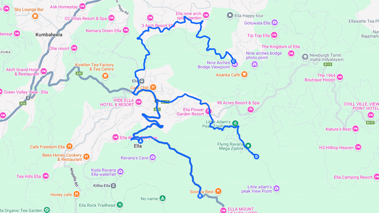 Wanderung nach Ella Drei Ikonen von Ella