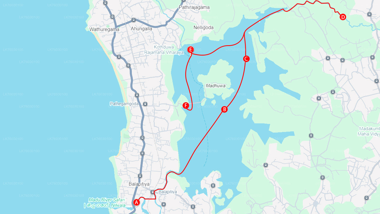 Bootssafari auf dem Madu-Fluss