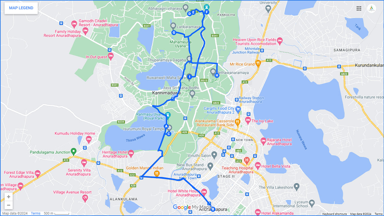 Radfahren von Anuradhapura