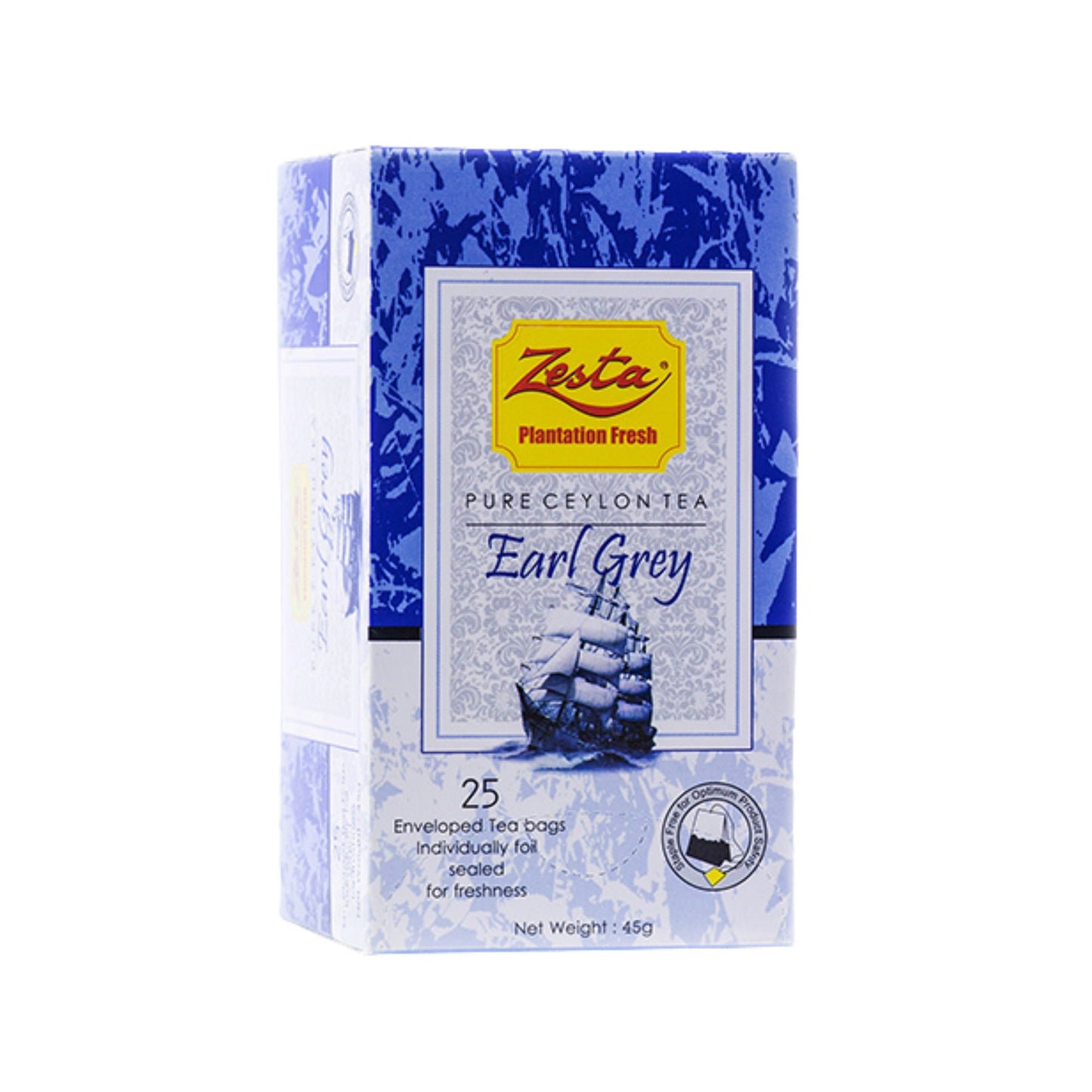 Zesta Earl Grey (45 g), 25 Teebeutel