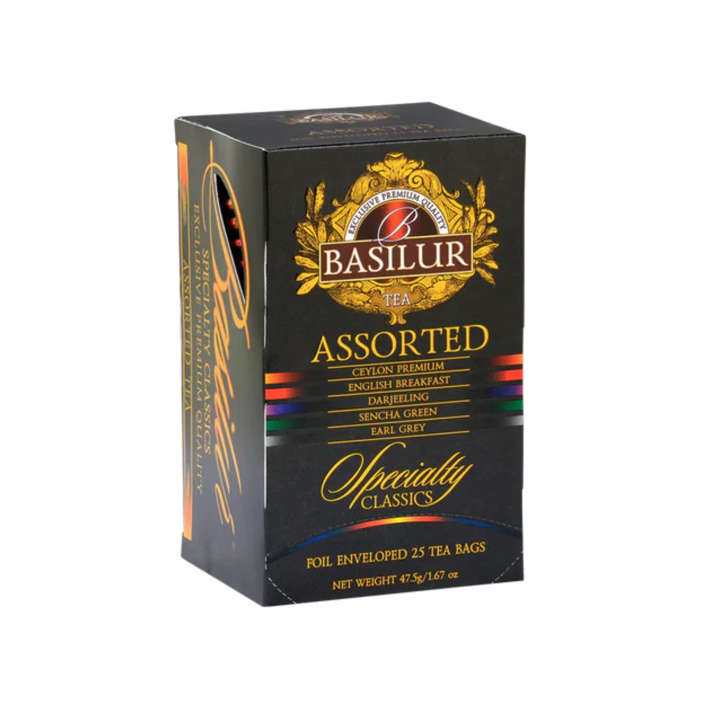 Basilur Specialty Classics – Teebeutel – FLBT/ULBT/UIBT/ULGT – Folienumhüllung – sortiert (38 g)
