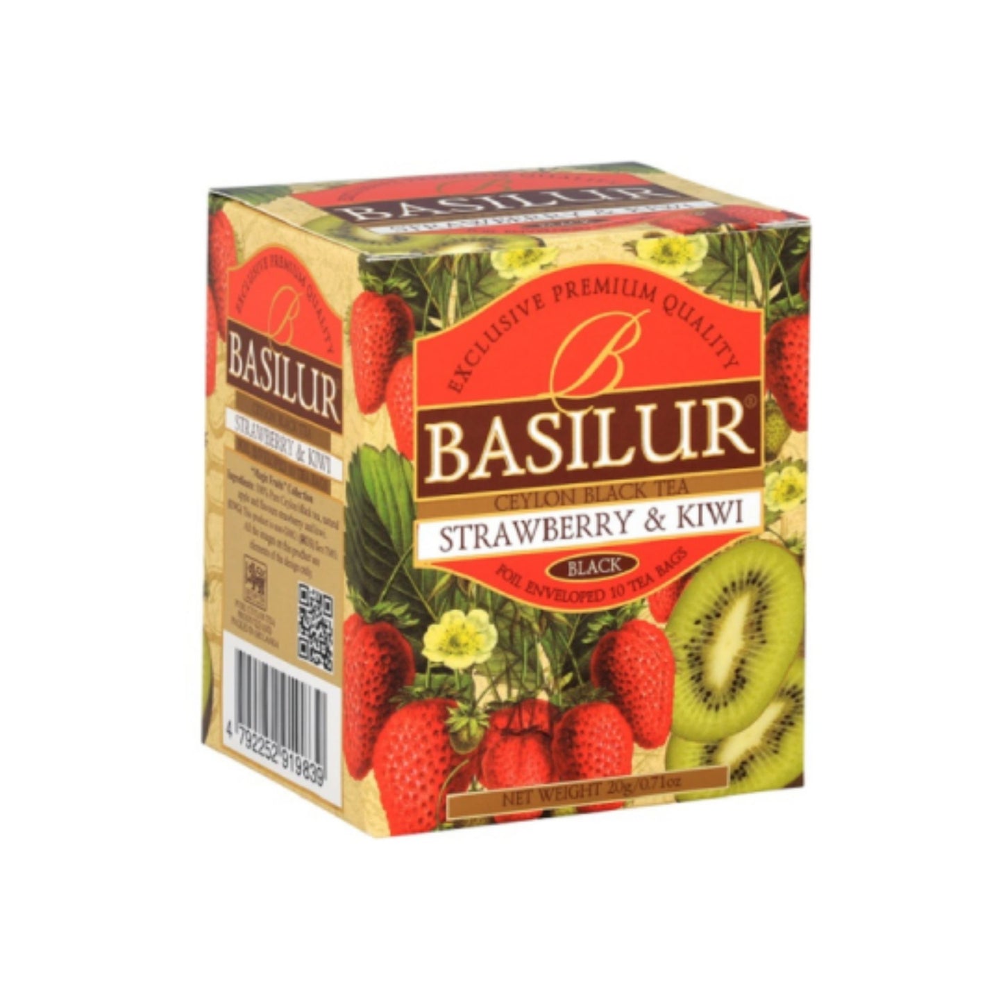 BASILUR MAGIC FRUITS – TEEBEUTEL – FLBT – FOLIE ENV – ERDBEERE & KIWI (20g)