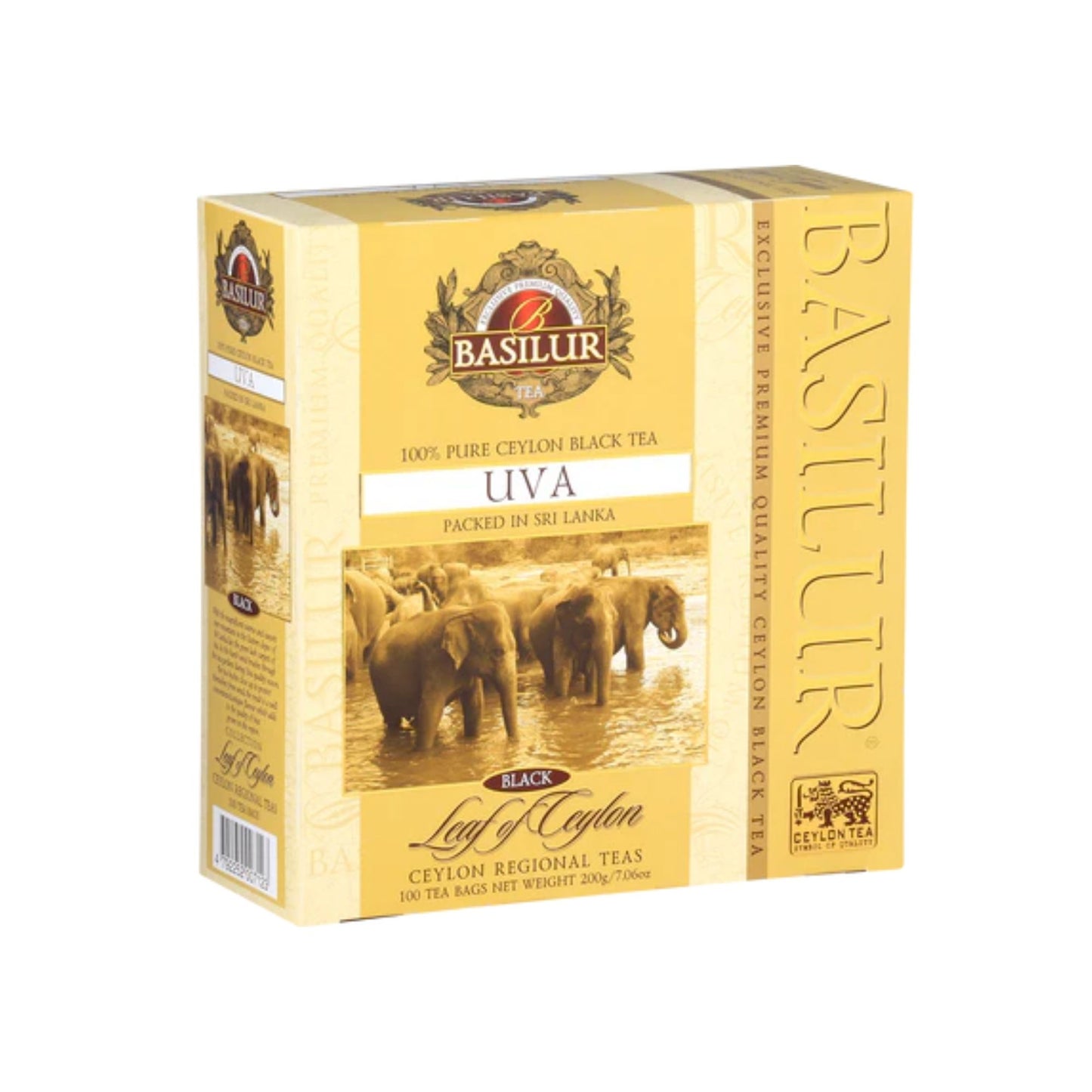 Basilikumblatt von Ceylon – Teebeutel – ULBT – S & T – UVA – 2 g x 100 ST x 12 (200 g)