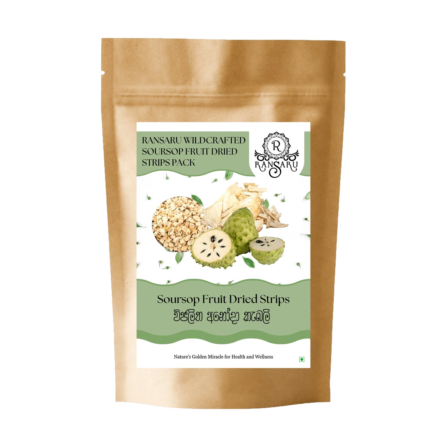 Ransaru Wildcrafted Soursop-Frucht-Trockenstreifen-Packung