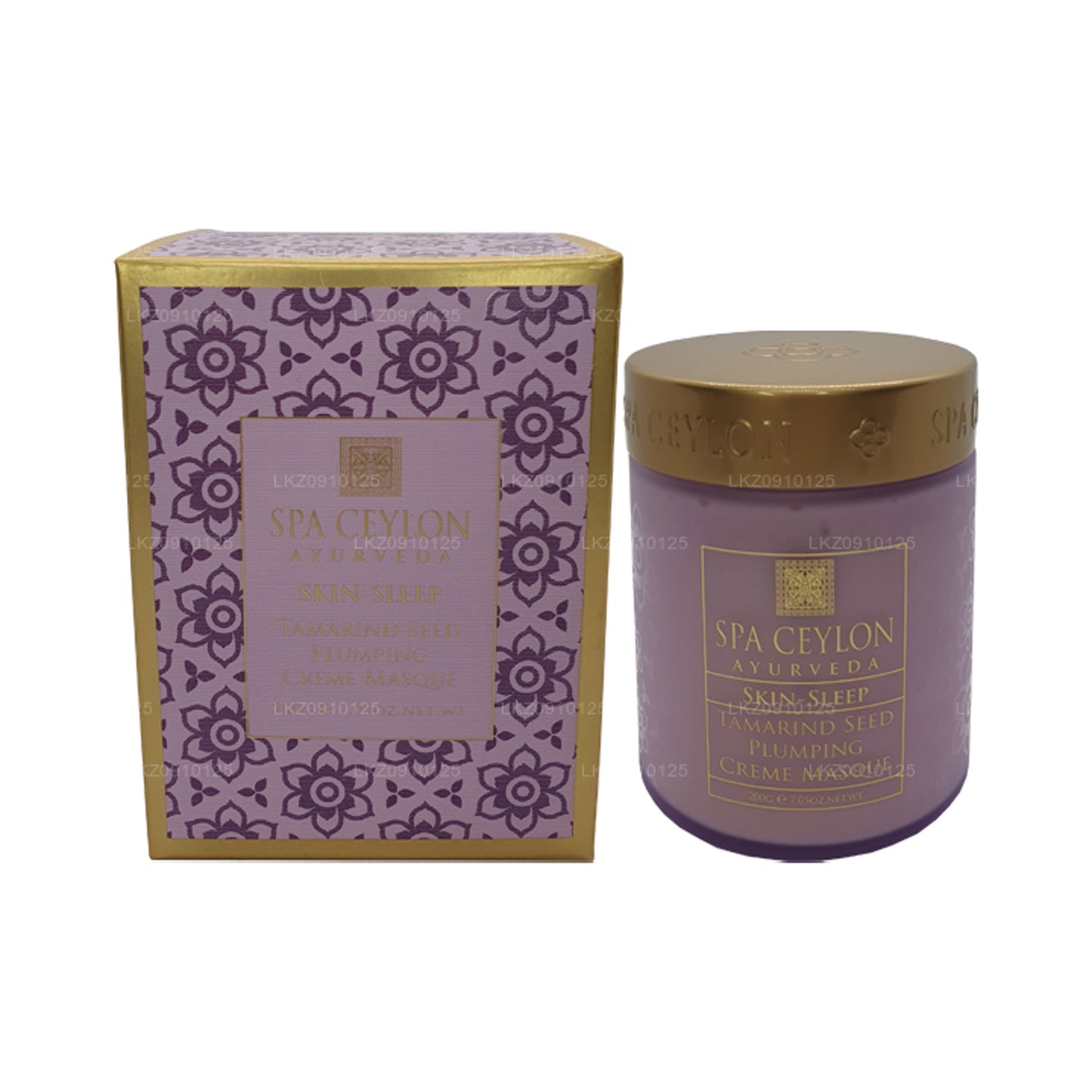Spa Ceylon Skin Sleep Tamarindensamen aufpolsternde Creme-Maske (200 g)