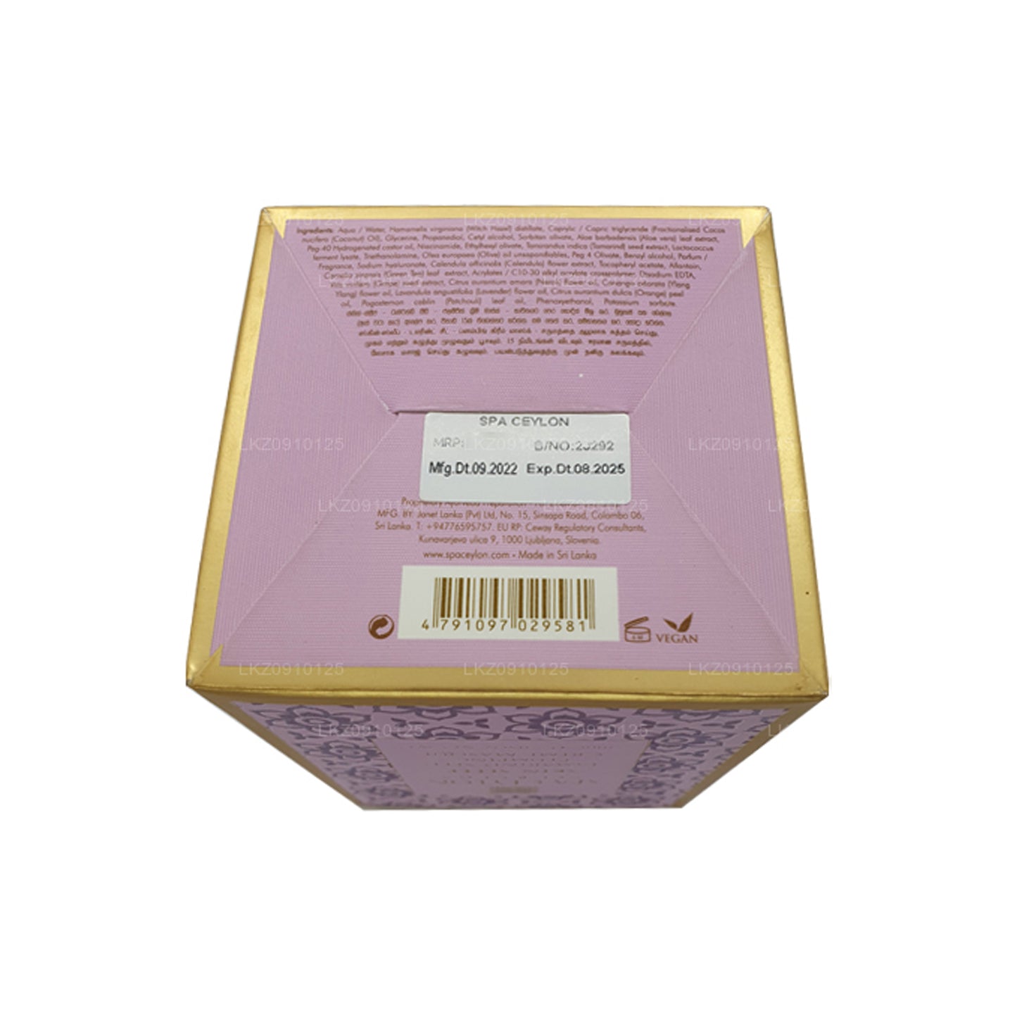 Spa Ceylon Skin Sleep Tamarindensamen aufpolsternde Creme-Maske (200 g)