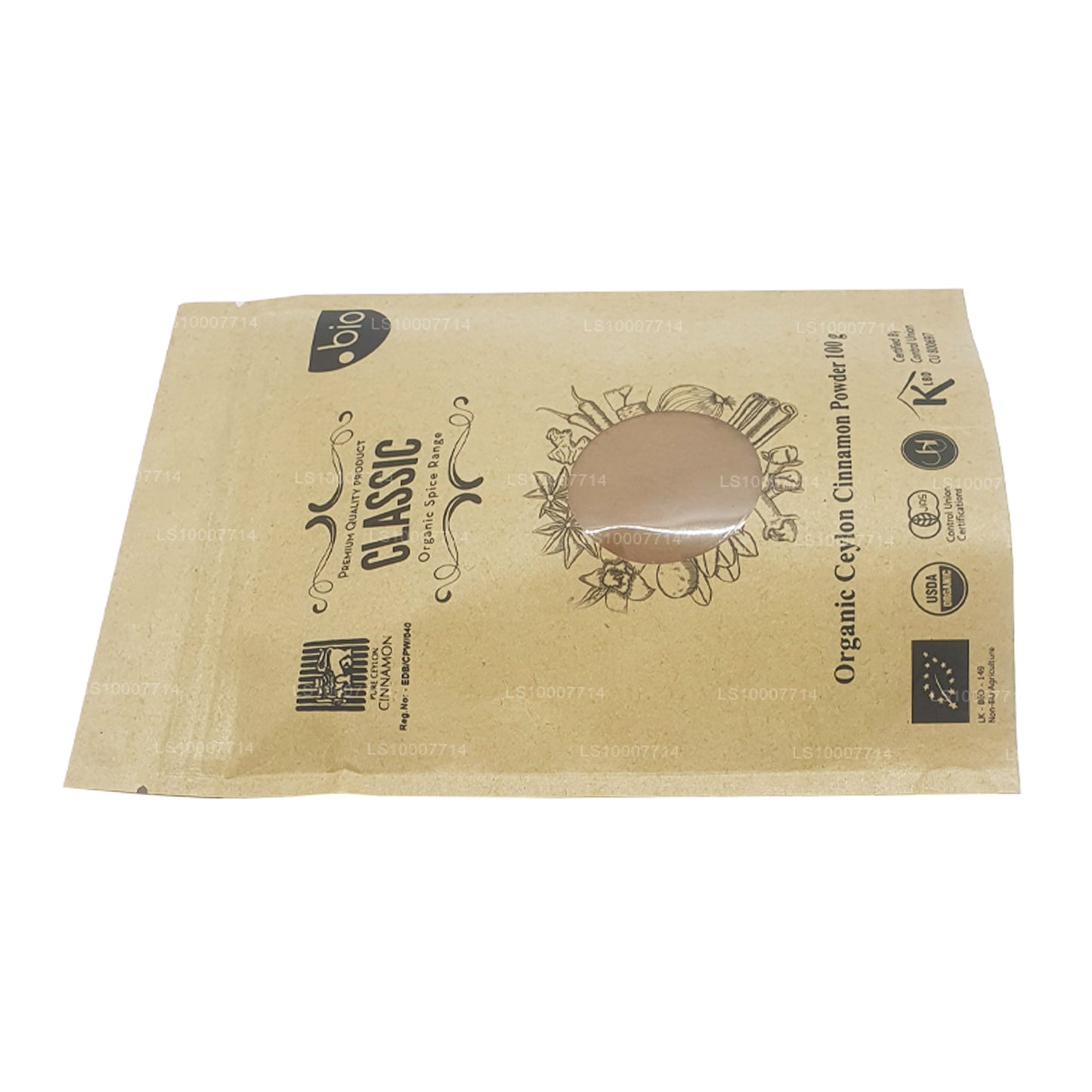 Lakpura Bio-Ceylon Echtes Zimtpulver, Packung