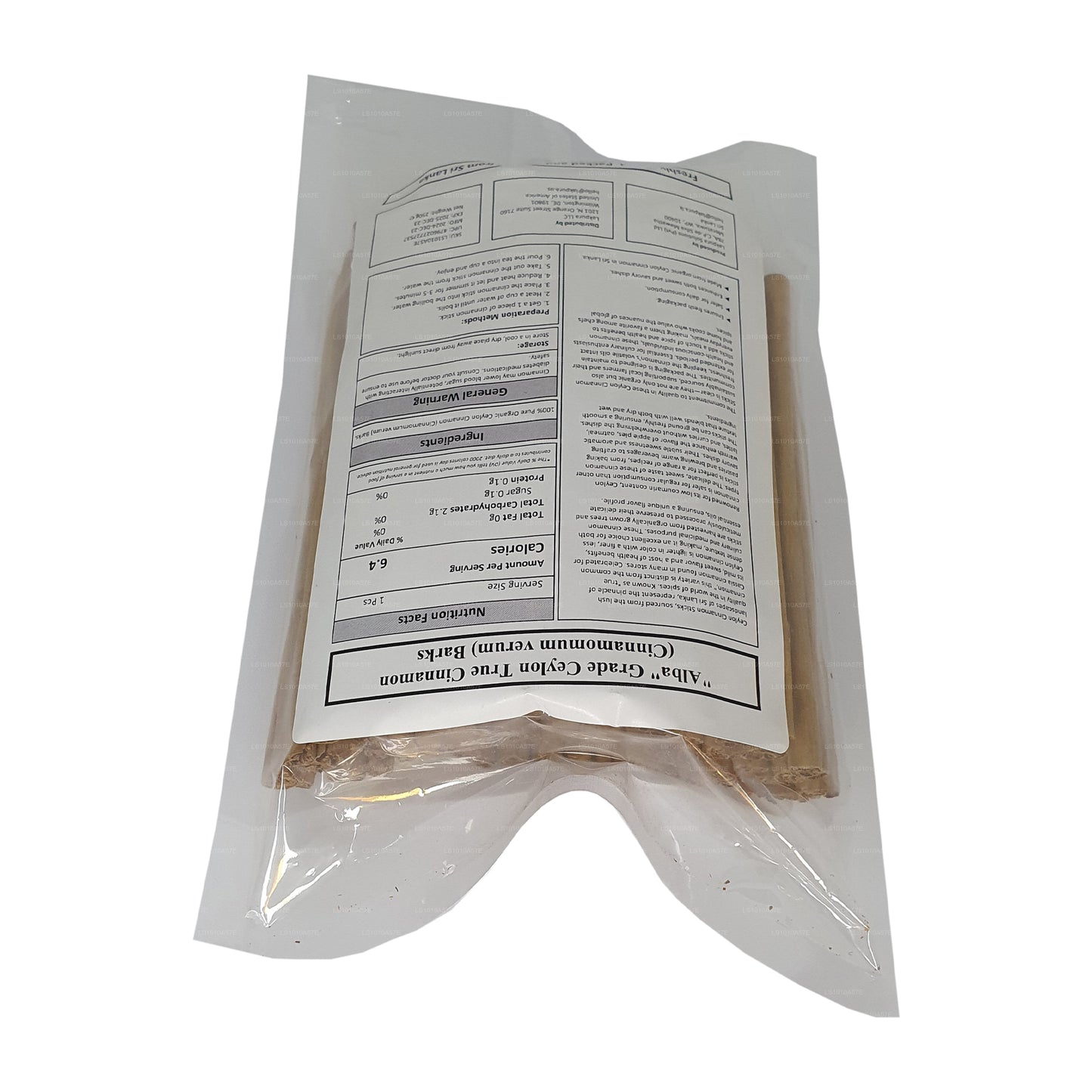 Lakpura „Alba“ -Grade, Ceylon, Packung mit echten Zimtrinden