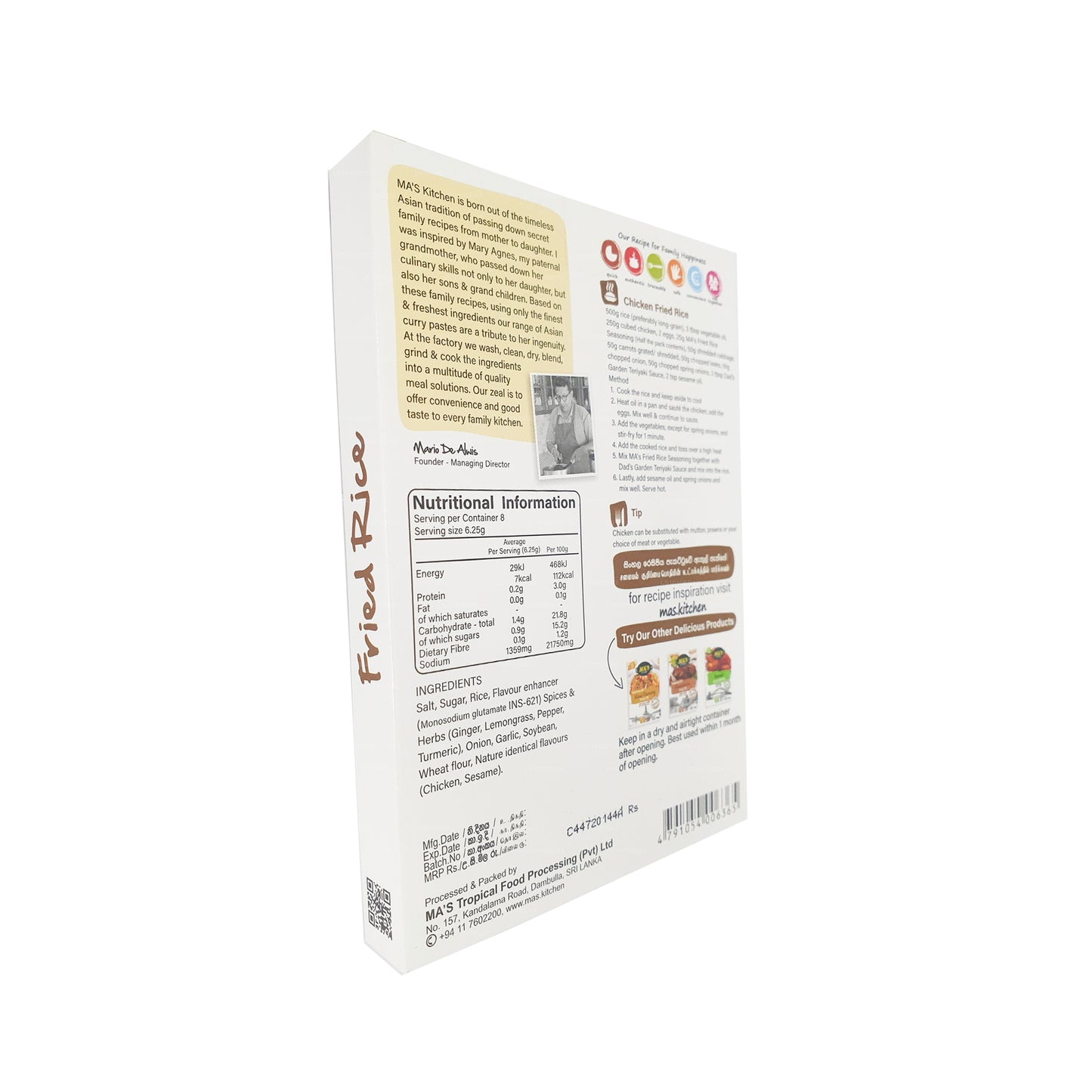 MAs Kitchen Gebratener Reis Gewürz (50g)