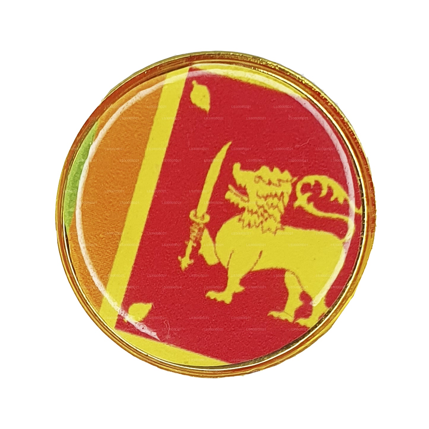 Anstecknadel mit sri-lankischer Nationalflagge