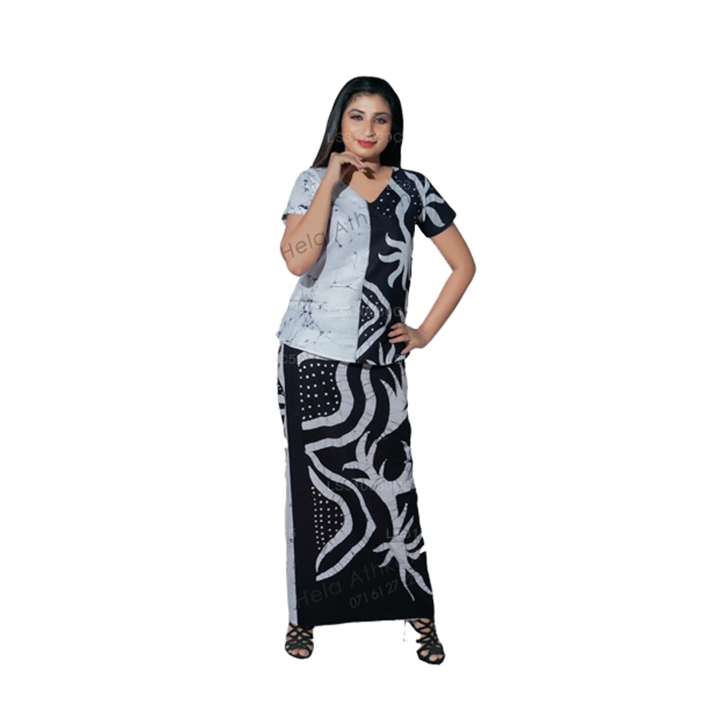 Lakpura Batik Lungi Komplettset (Design E505)