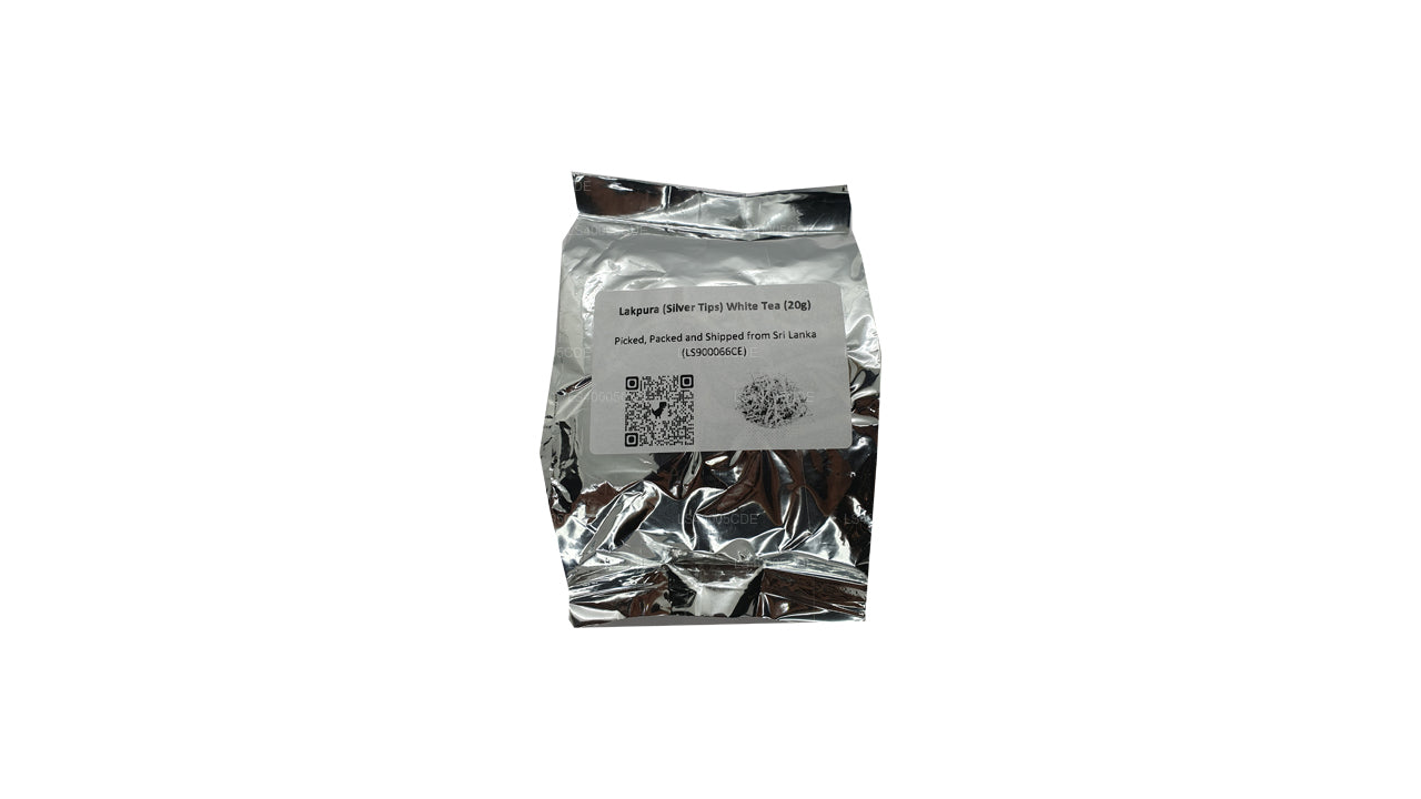 Lakpura White Silver Tips Tee