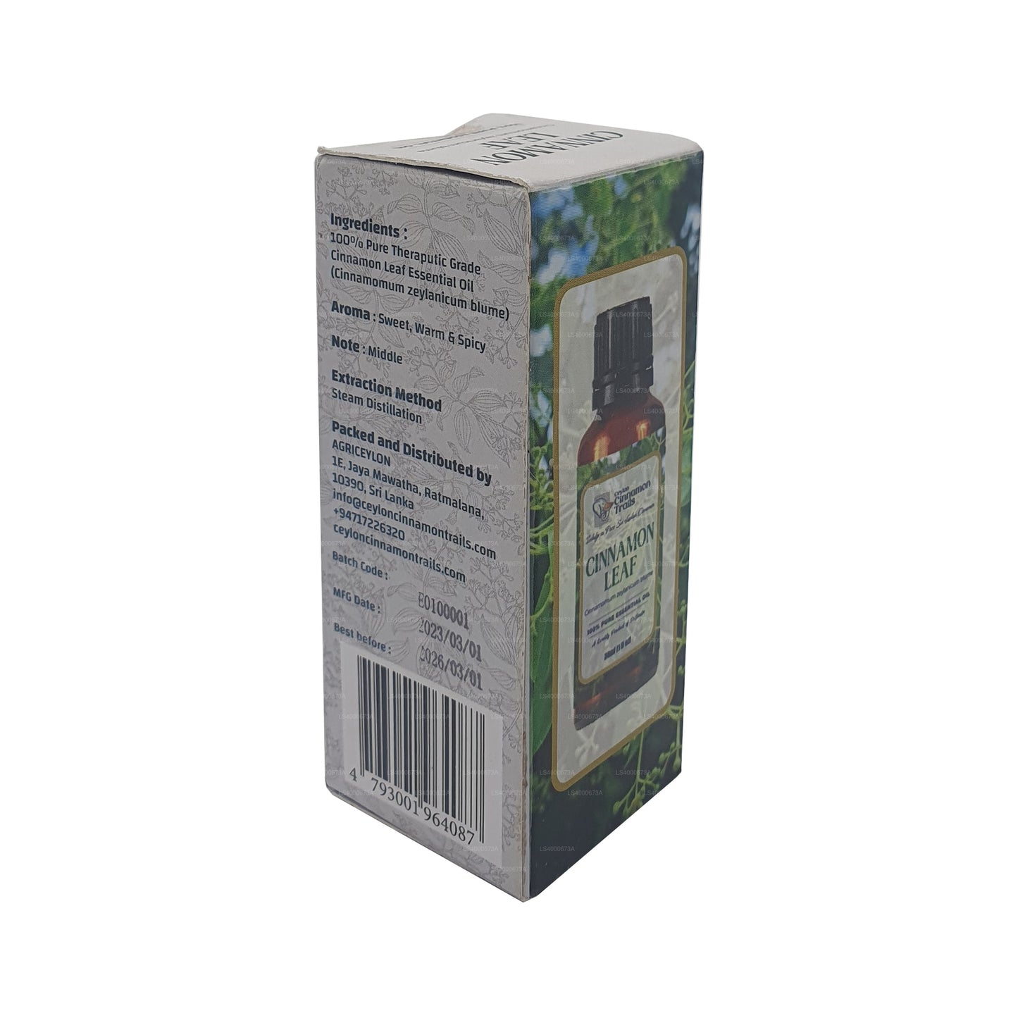 Ätherisches Zimtblattöl von Ceylon Cinnamon Trails (10 ml)