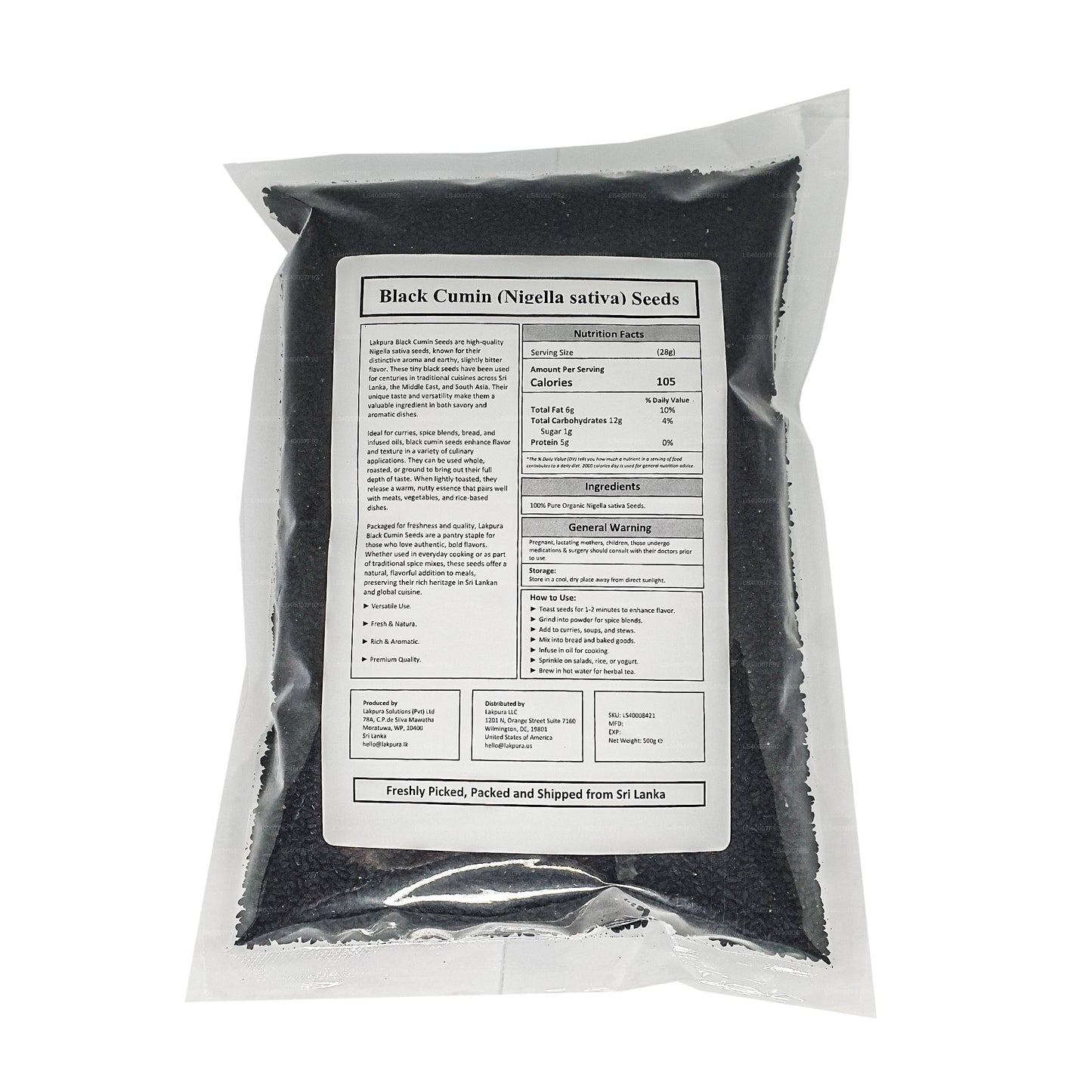 Lakpura Schwarzkümmelsamen (100 g)