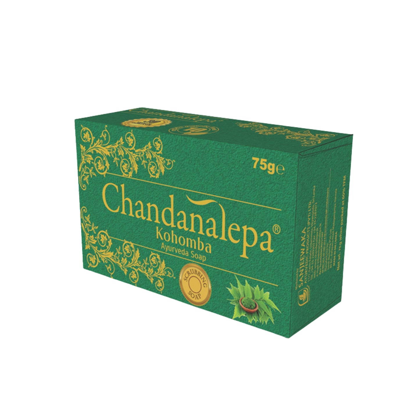 Chandanalepa Kohomba Ayurveda Seife (75g)