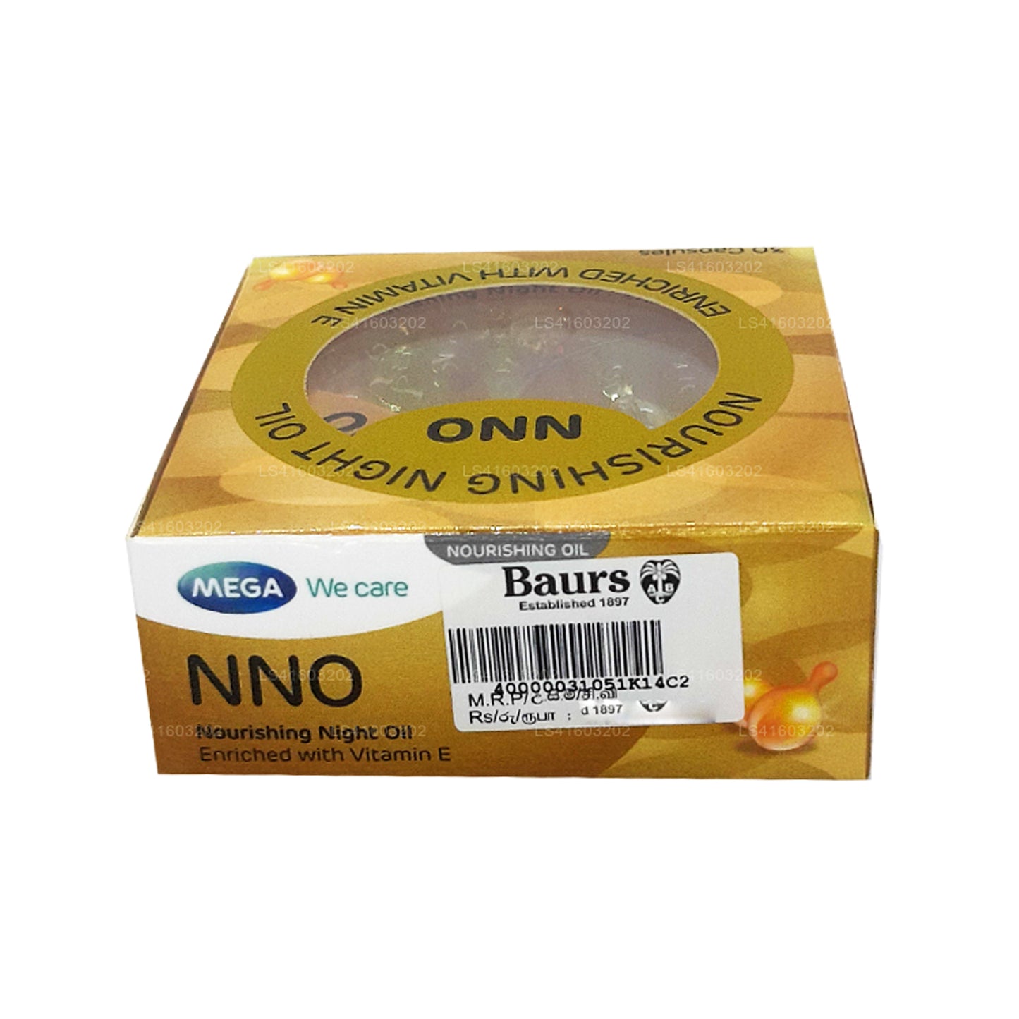 NNO Pflegendes Nachtöl mit Vitamin E und Jojobaöl (30 Kapseln)