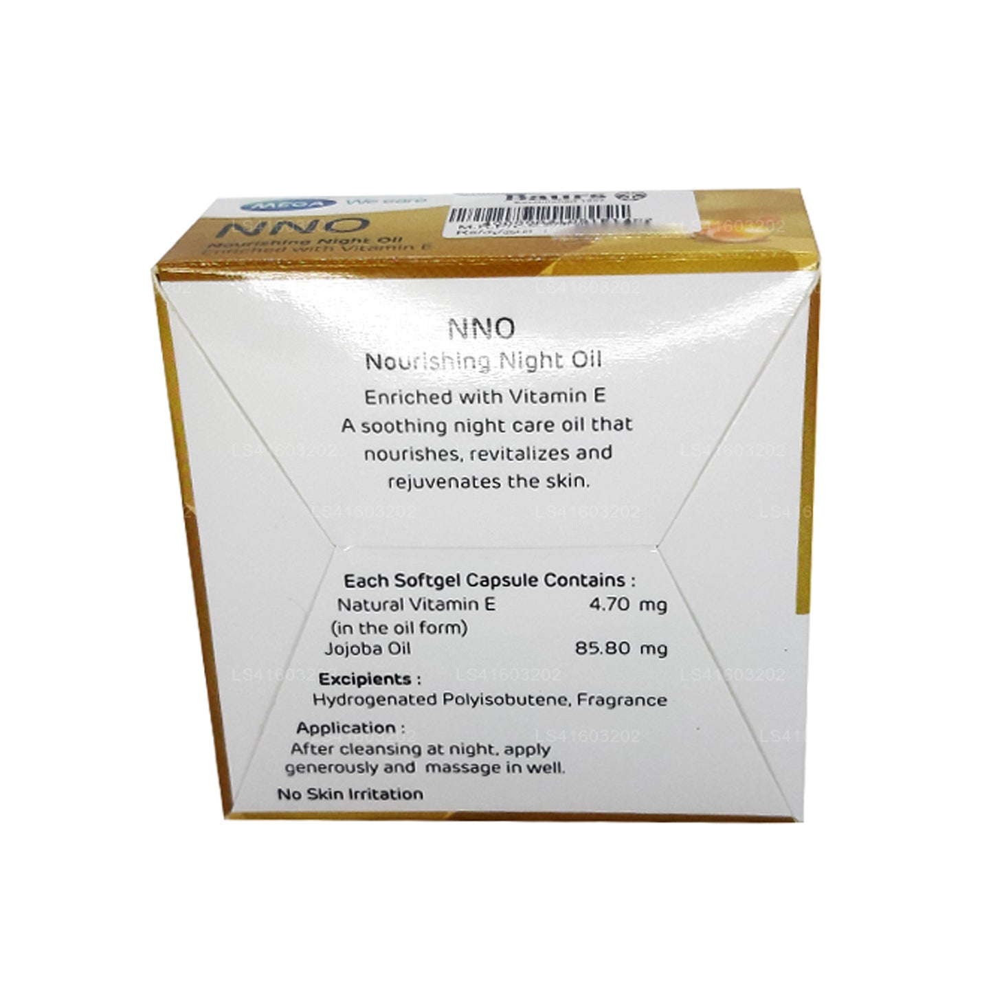 NNO Pflegendes Nachtöl mit Vitamin E und Jojobaöl (30 Kapseln)