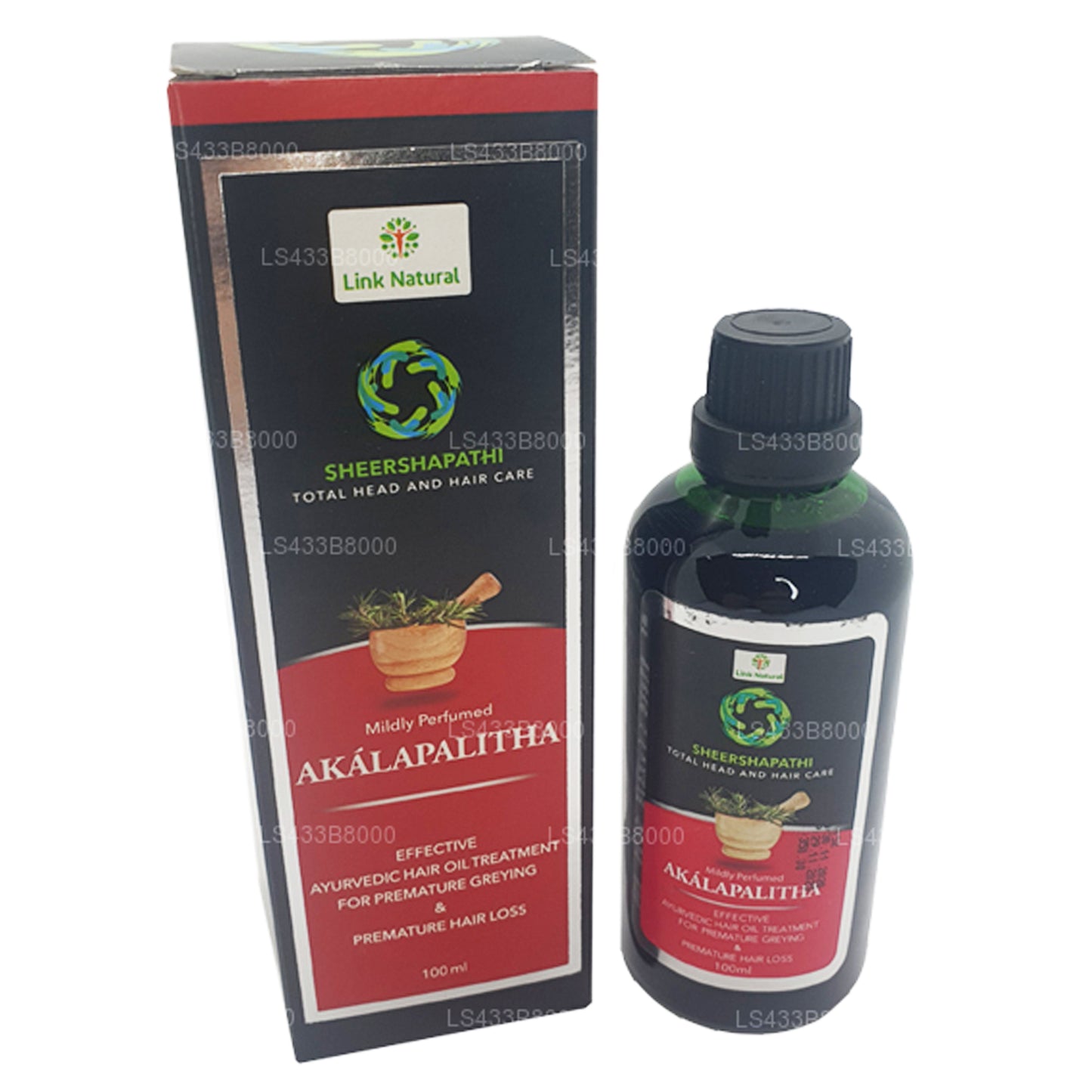 Link Natürliches Akalapalitha Ayurvedisches Haaröl (100 ml)