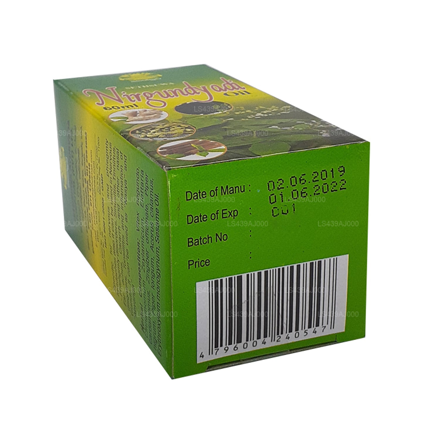 Sethsuwa Nirgundyadi Öl (60 ml)