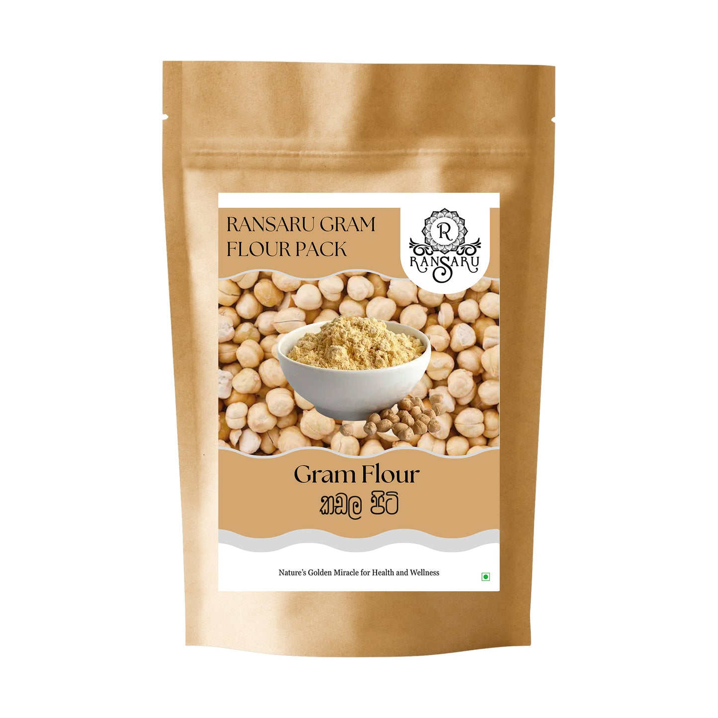 Ransaru Kichererbsenmehl-Packung