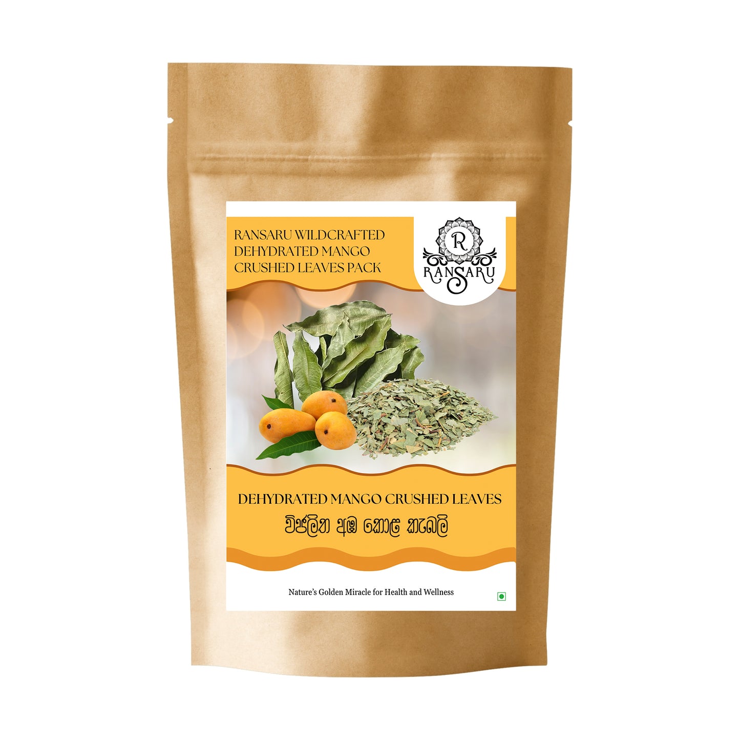 Ransaru Wildcrafted Packung mit dehydrierten Mango-Blättern
