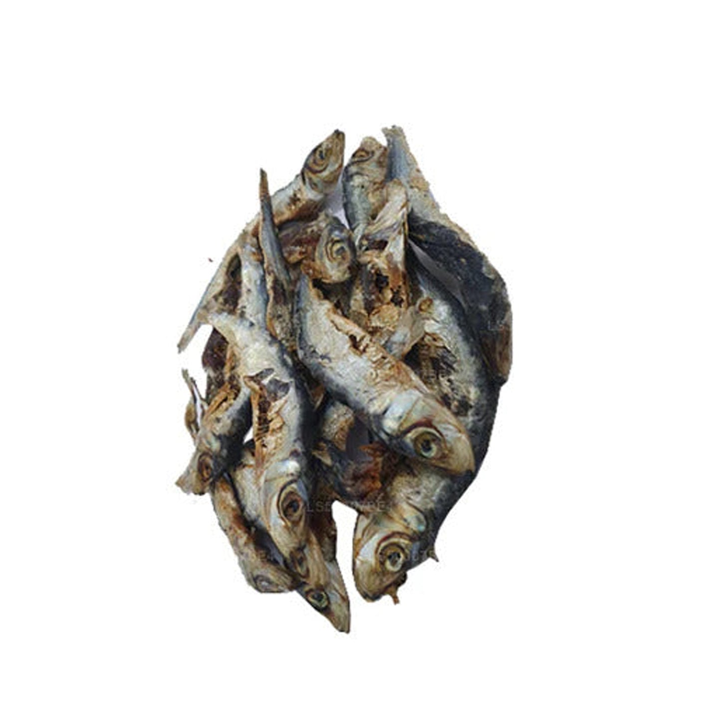 Lakpura Getrockneter Keeramin (Sardinella-Fisch) 100 g, gesalzener Trockenfisch (Karawala)