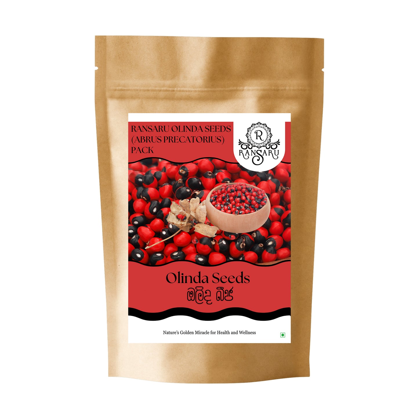 Ransaru Olinda Seeds (Abrus Precatorius) Packung