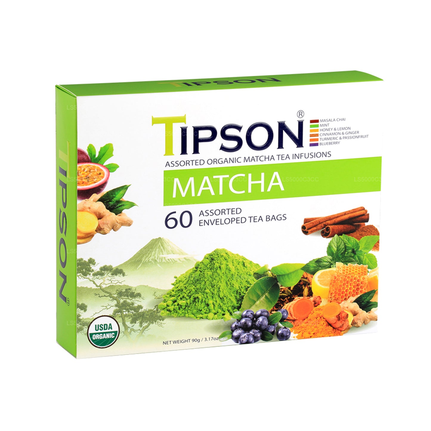 Tipson Bio Matcha Assorted (90g)
