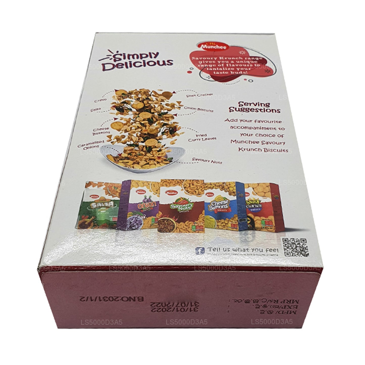 Munchee Biscuit Pikante Nüsse (170 g)
