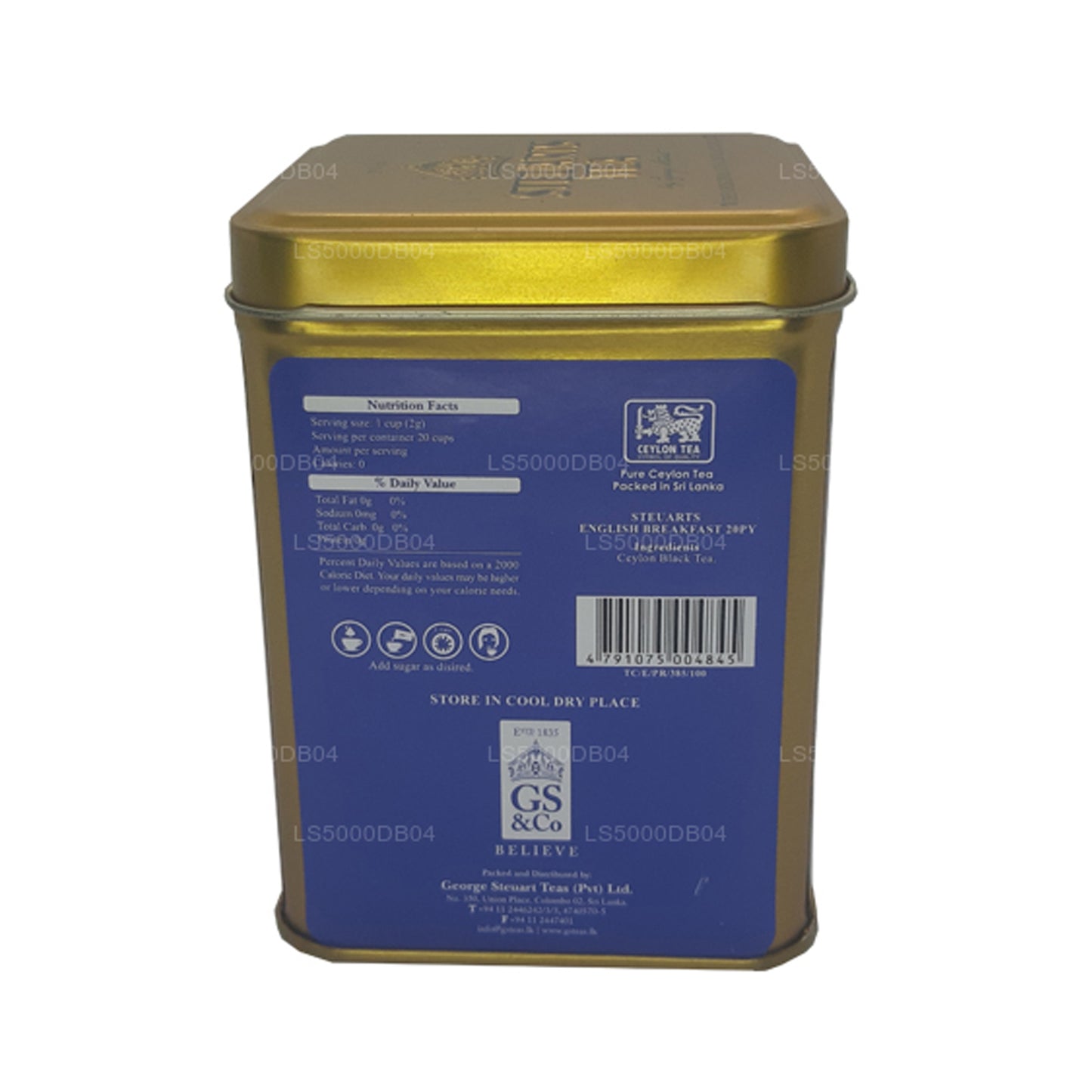 Steuarts Tee English Breakfast (40 g) 20 Pyramiden-Teebeutel