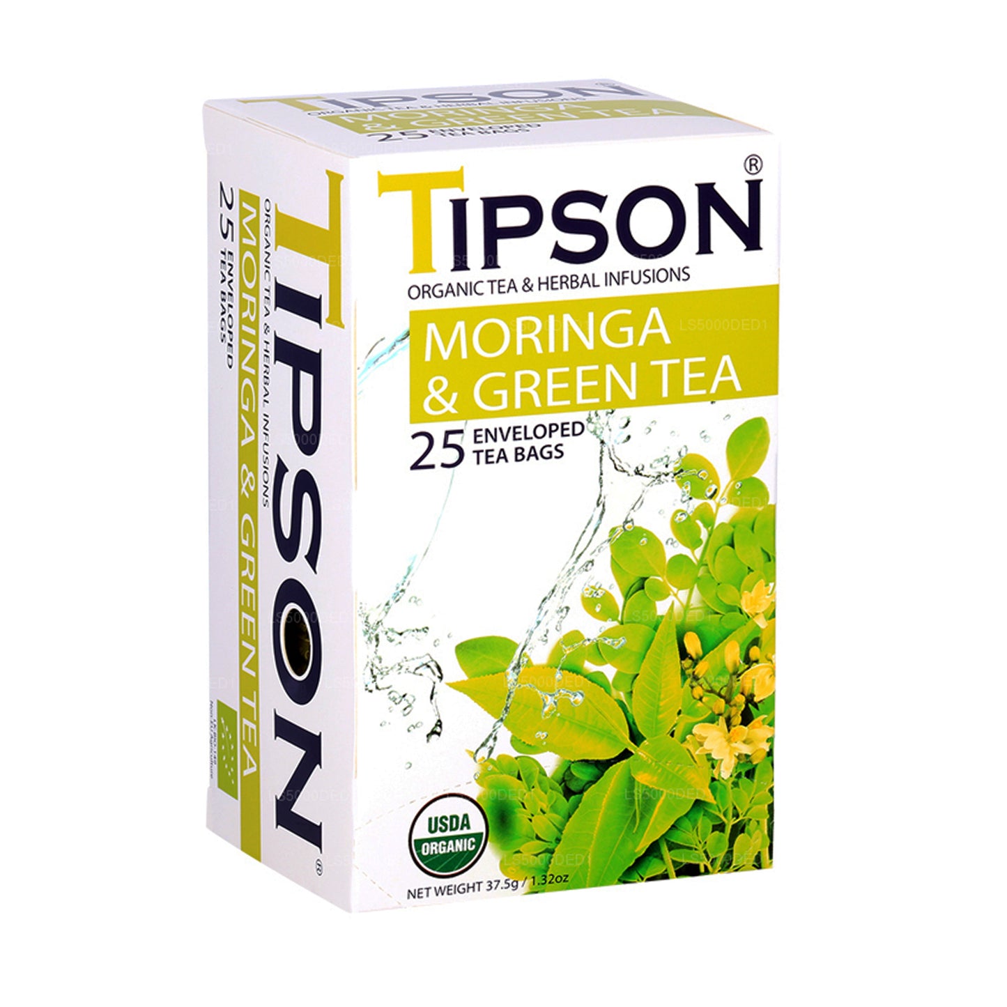 Tipson Tea Bio-Moringa und grüner Tee (37,5 g)
