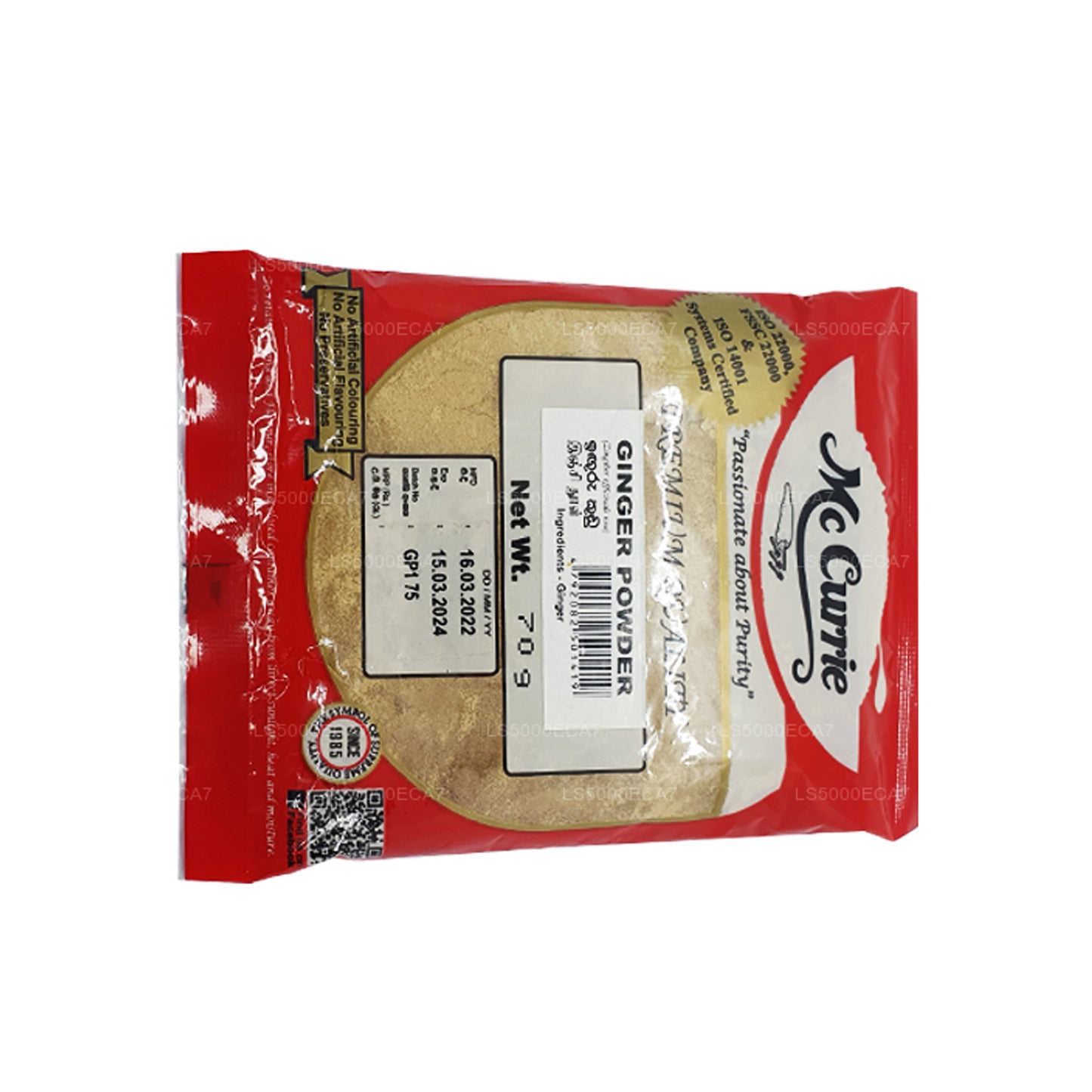 Mc Currie Ingwerpulver (70g)
