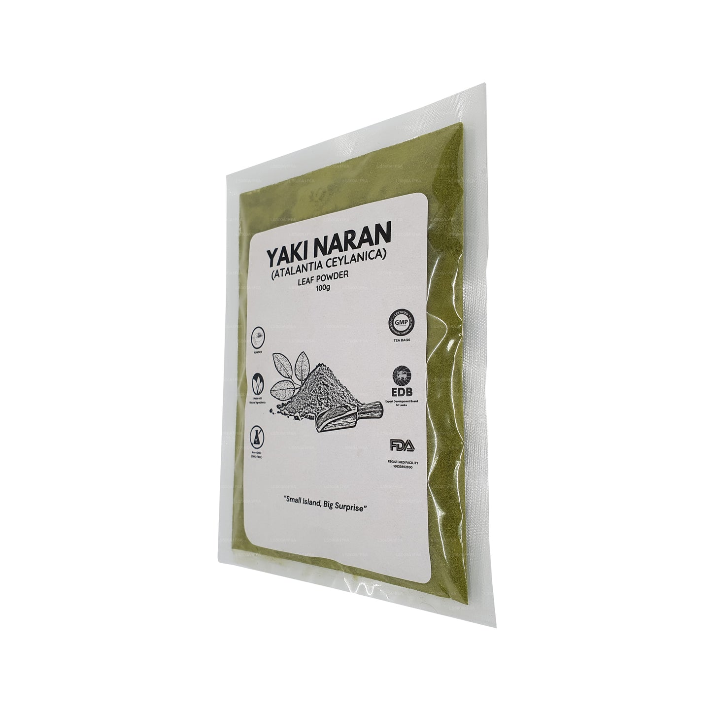 Lakpura Dehydrated Yaki Naran (Atalantia Ceylanica) Blätterpulver