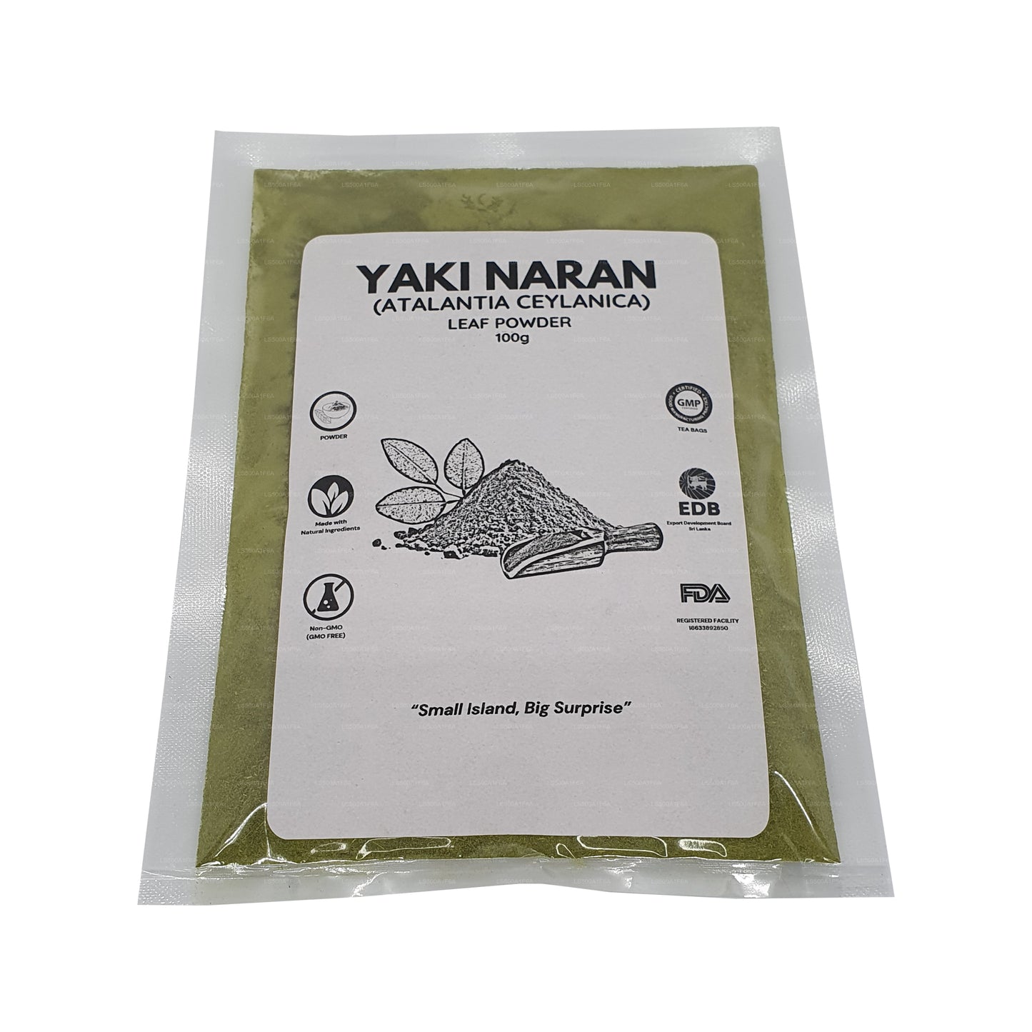 Lakpura Dehydrated Yaki Naran (Atalantia Ceylanica) Blätterpulver