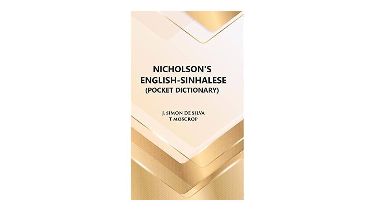 Nicholsons Englisch-Singhalesisch (Taschenwörterbuch)