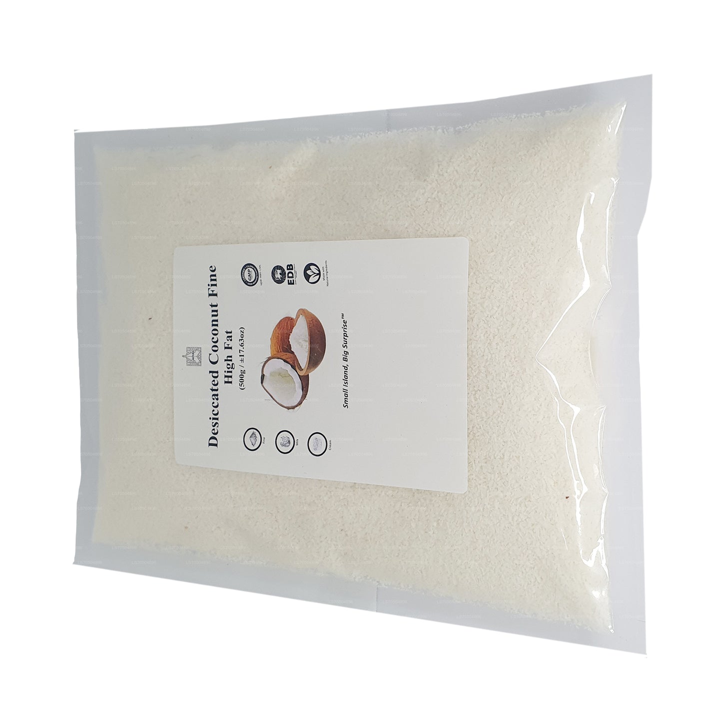 Lakpura Kokosraspeln Fein - Hoher Fettgehalt (500g)