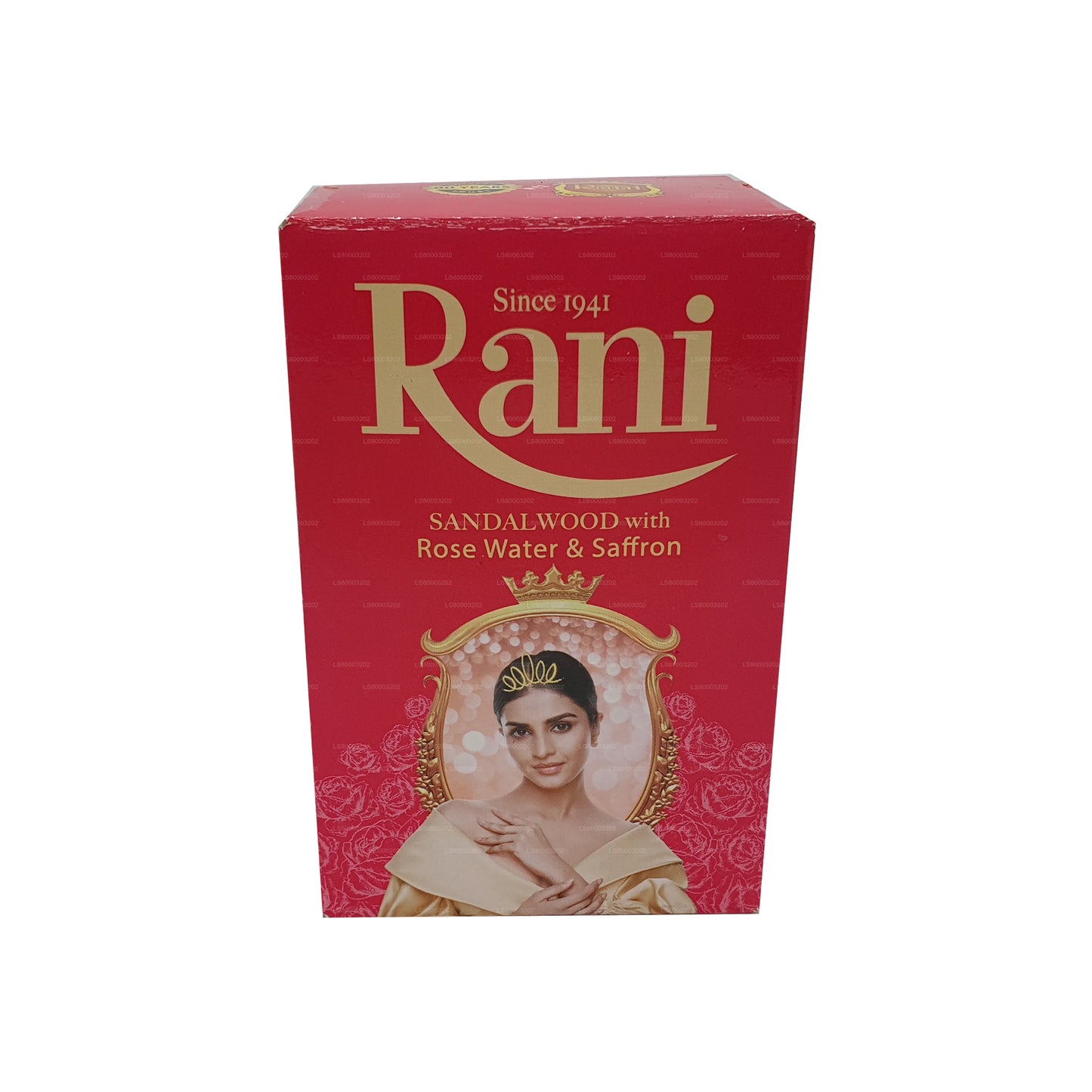 Swadeshi Rani Sandelholz-Rosenwasser- und Safranseife (90 g)