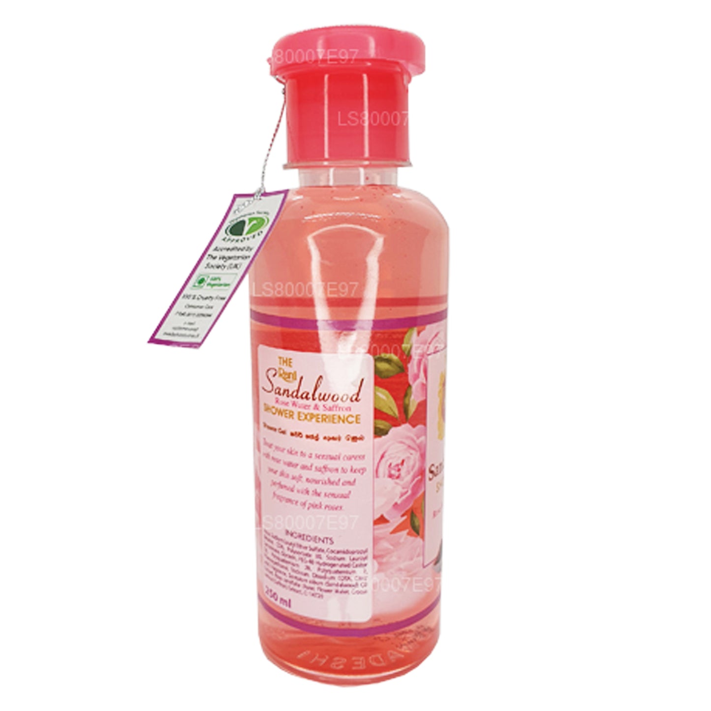 Swadeshi Rani Sandelwood Duschgel Rosenwasser & Safran (250 ml)
